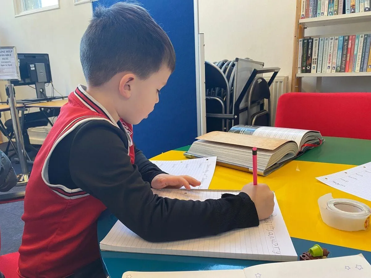 Students learning
